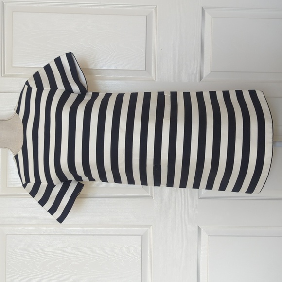 Kate Spade Striped Black and White Striped Shift Dress - Picture 4 of 10